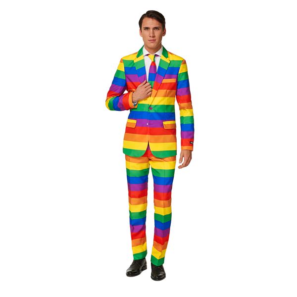 Мужской Костюм Suitmeister Slim-Fit Rainbow Pride Suitmeister