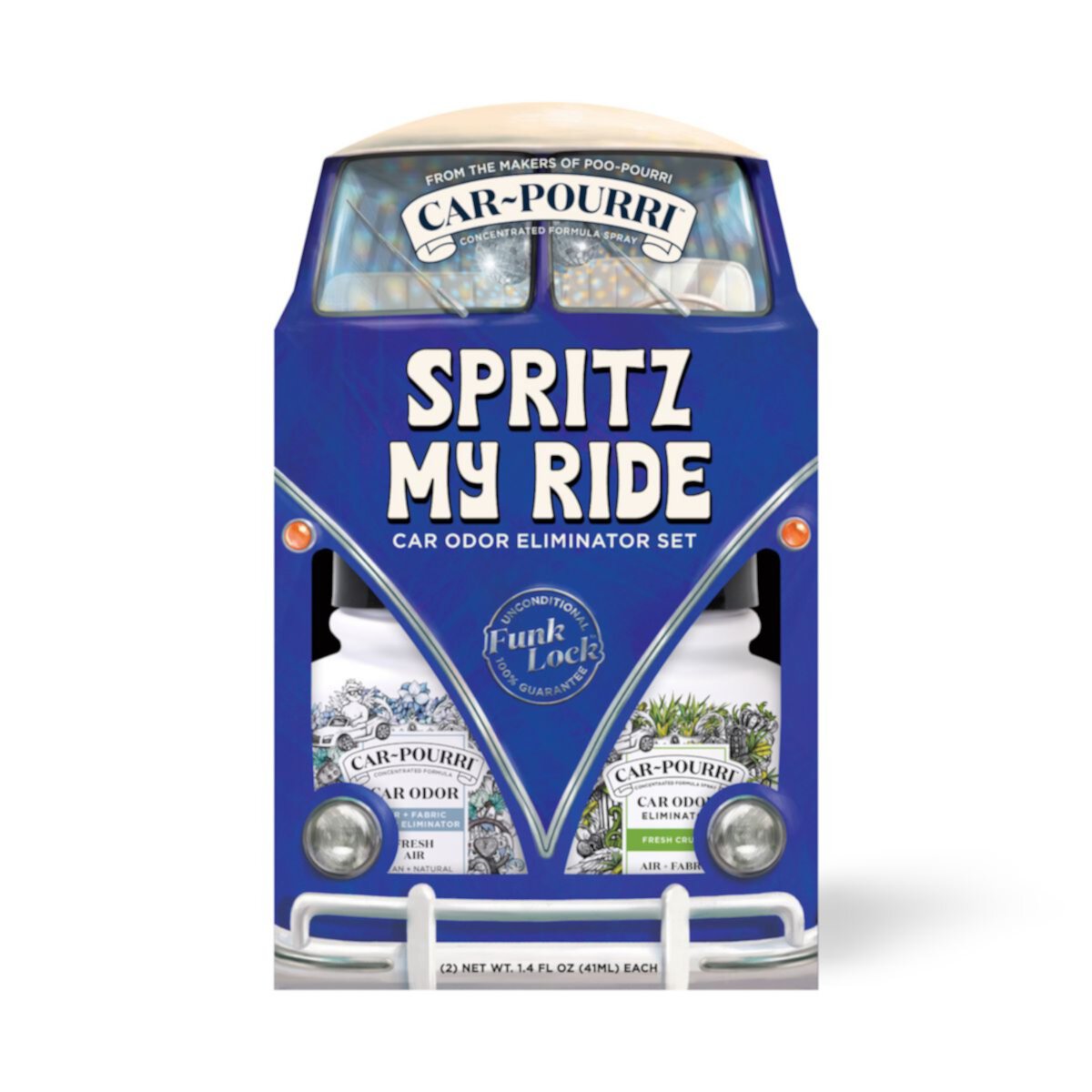 Poo-Pourri Car-Pourri 1,4 унции. «Spritz My Ride» Подарочный набор Poo-Pourri