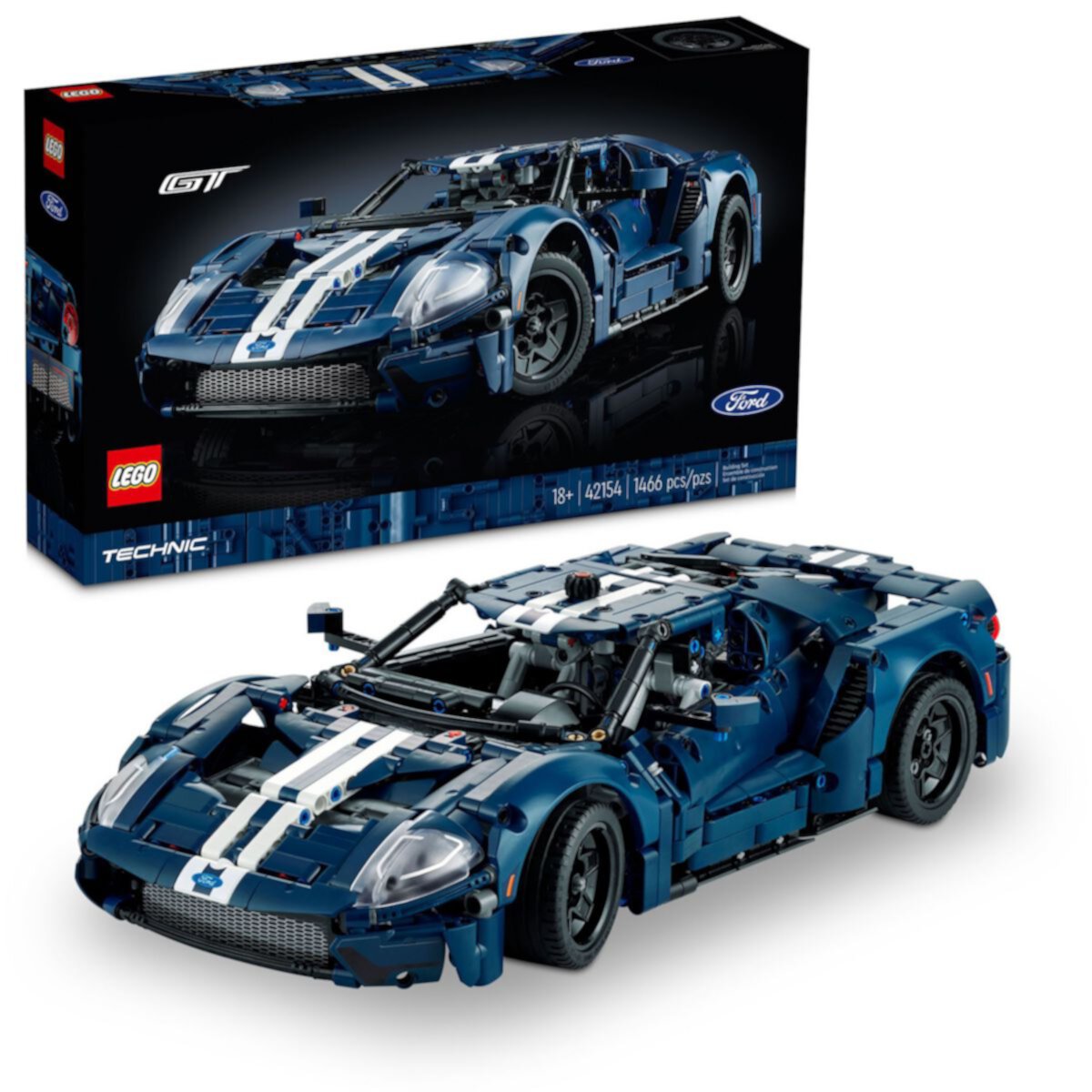 Lego Technic 2022 Ford GT 42154 Набор для сборки для взрослых (1466 деталей) Lego