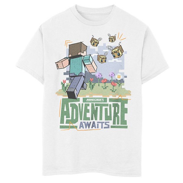 Мальчиковое Джерси Minecraft Adventure Awaits 8-20 Minecraft