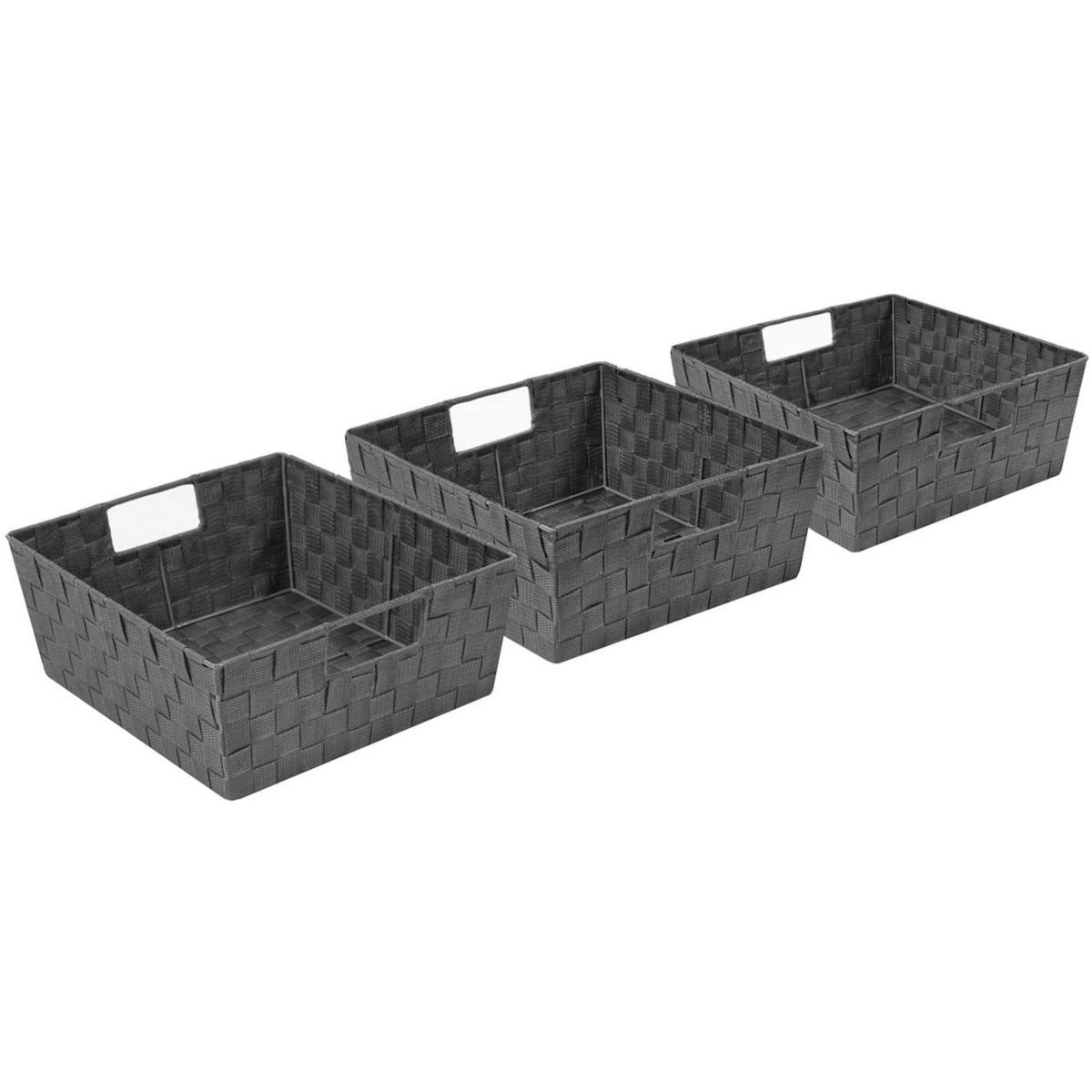 Sorbus 3-piece Woven Basket Bin Set Sorbus