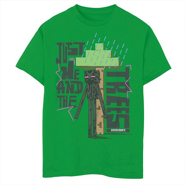 Джерси Minecraft Для Мальчиков Enderman & The Trees Graphic Tee Minecraft