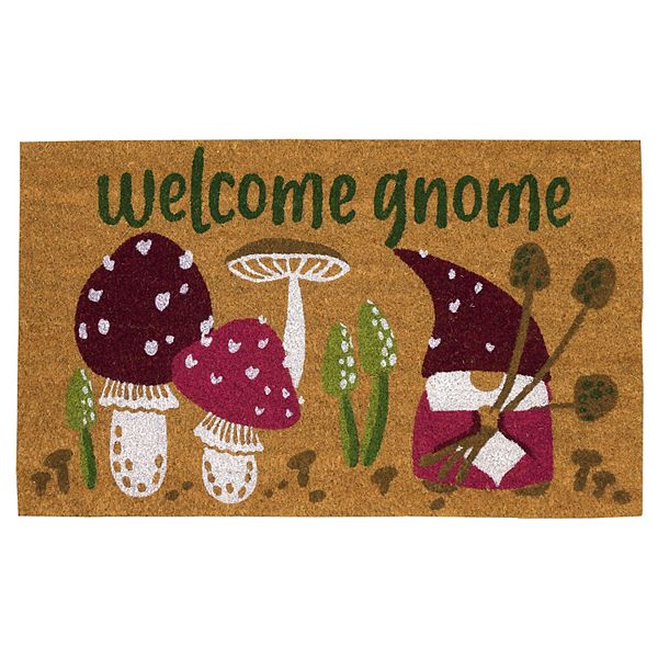 Liora Manne Natura Welcome Gnome Outdoor Mat Liora Manne