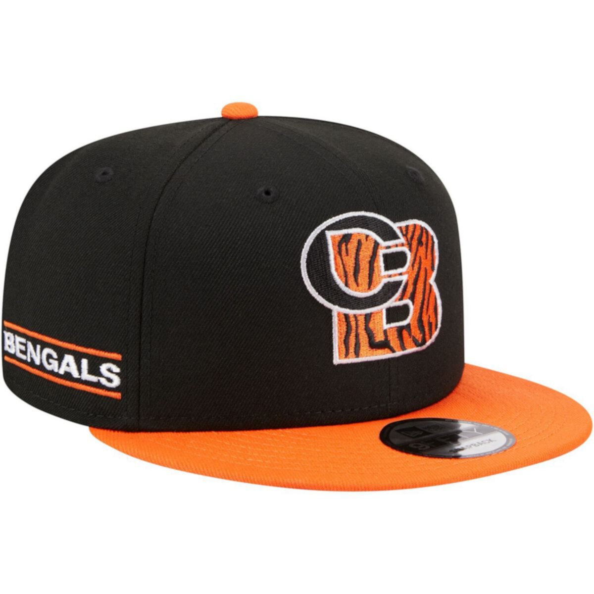 Мужская кепка New Era черного/оранжевого цвета Cincinnati Bengals City Originals 9FIFTY Snapback New Era x Staple