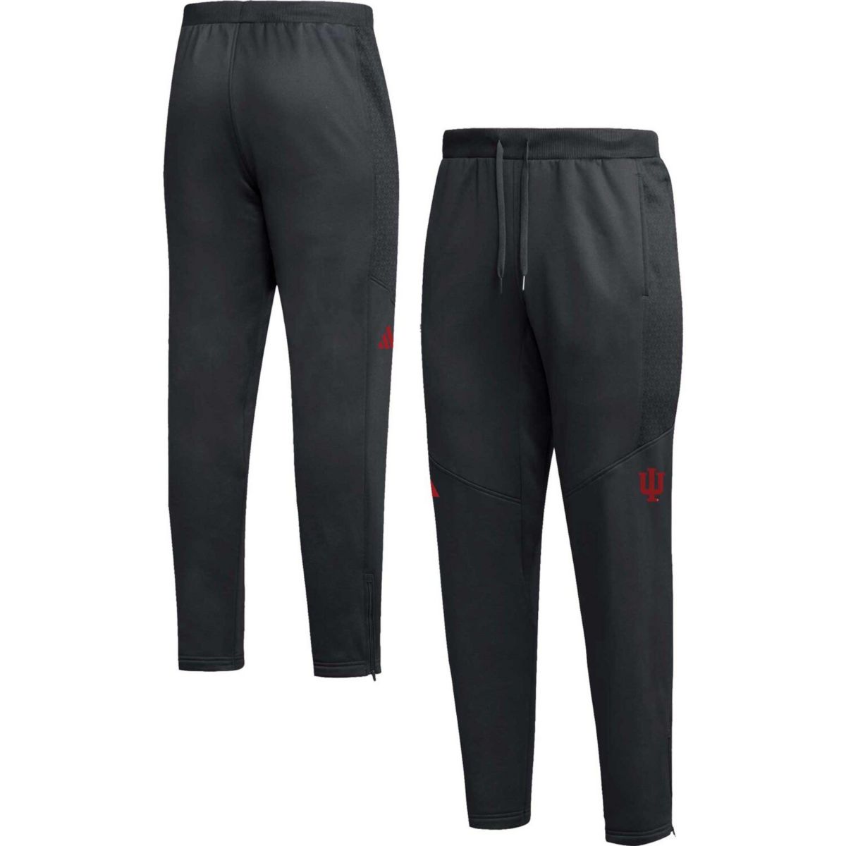 Men's adidas  Black Indiana Hoosiers 2023 Travel AEROREADY Tapered Pants Adidas