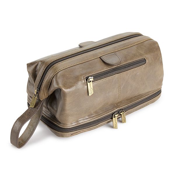 AmeriLeather Leather Toiletry Bag AmeriLeather