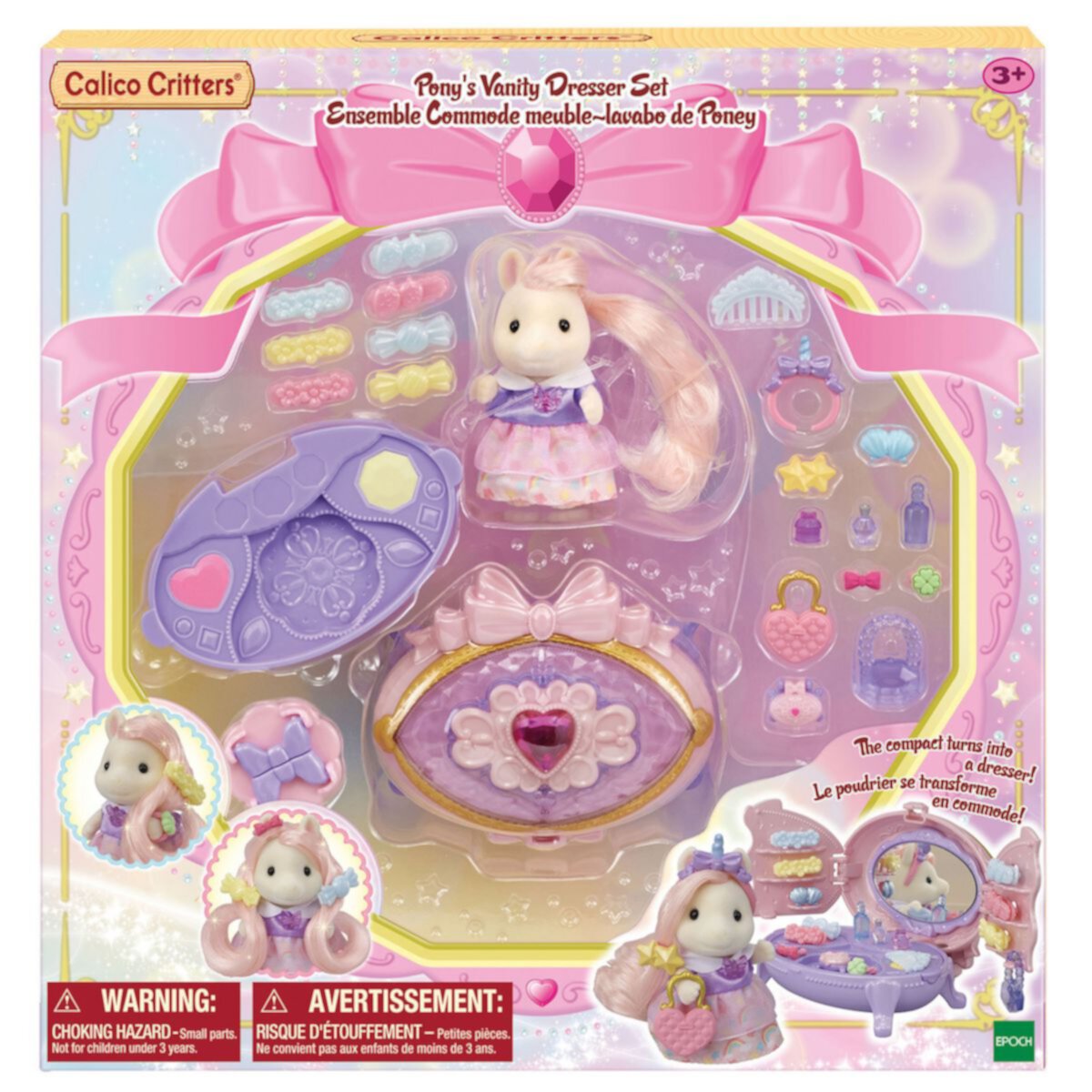 Calico Critters Pony's Vanity Dresser Dollhouse Set Calico Critters