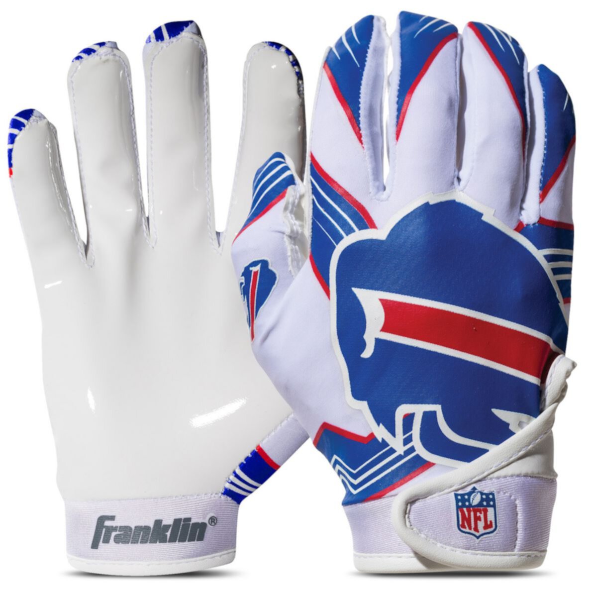 Franklin Sports NFL Bills Youth Football Receiver Gloves Franklin Sports