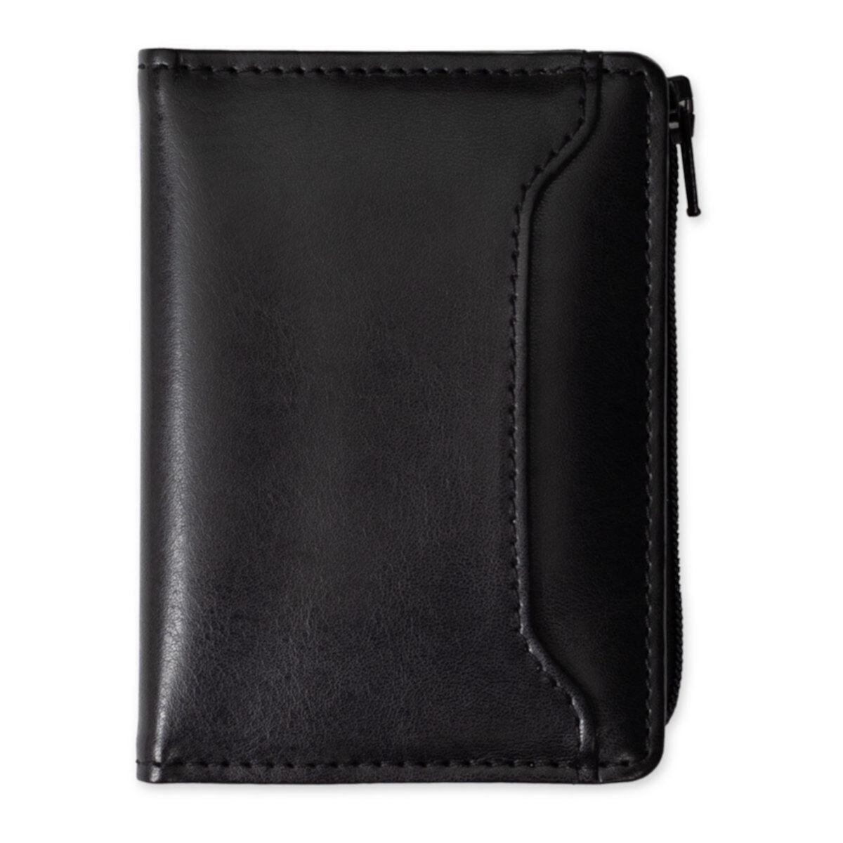 Men's Exact Fit Magnetic Duofold RFID-Blocking Wallet with Zipper Exact Fit