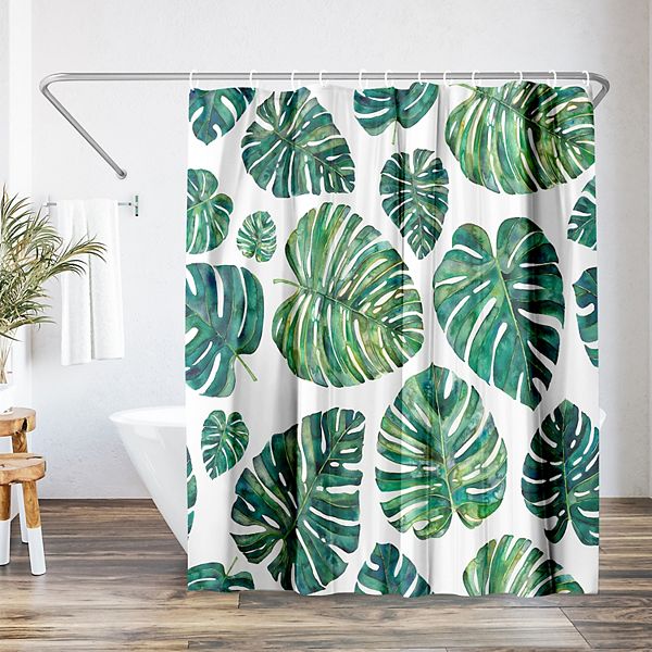 Americanflat Leaves Shower Curtain Americanflat