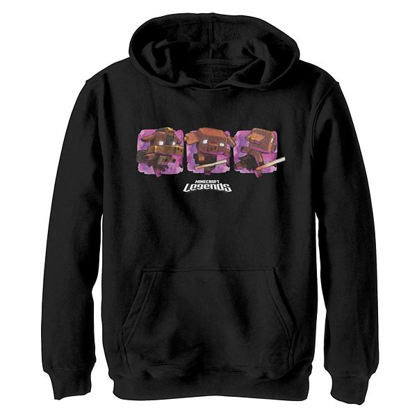 Детские джерси Minecraft Legends Watercolor Piglins Hoodie Minecraft