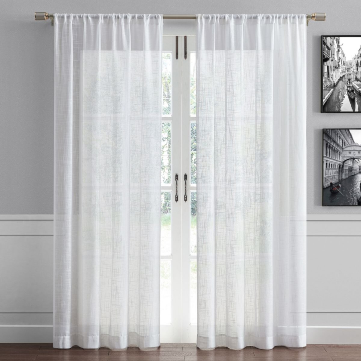 B. Smith Jolene Semi Sheer Window Curtain Panel B. Smith