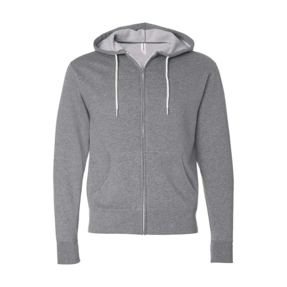 Lightweight Full-Zip Hooded Sweatshirt Independent Trading Co.