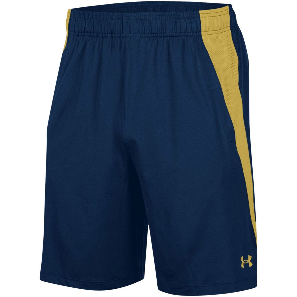 Мужские Спортивные шорты Under Armour Navy Notre Dame Fighting Irish Tech Vent Under Armour