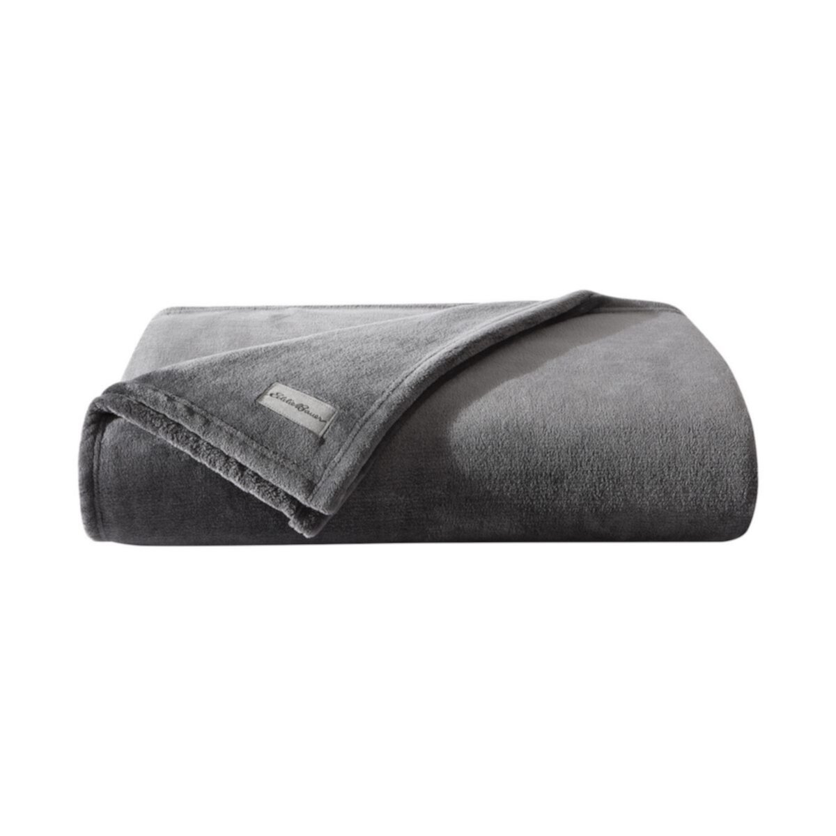 Eddie Bauer Ultra Plush Solid Gray Blanket Eddie Bauer