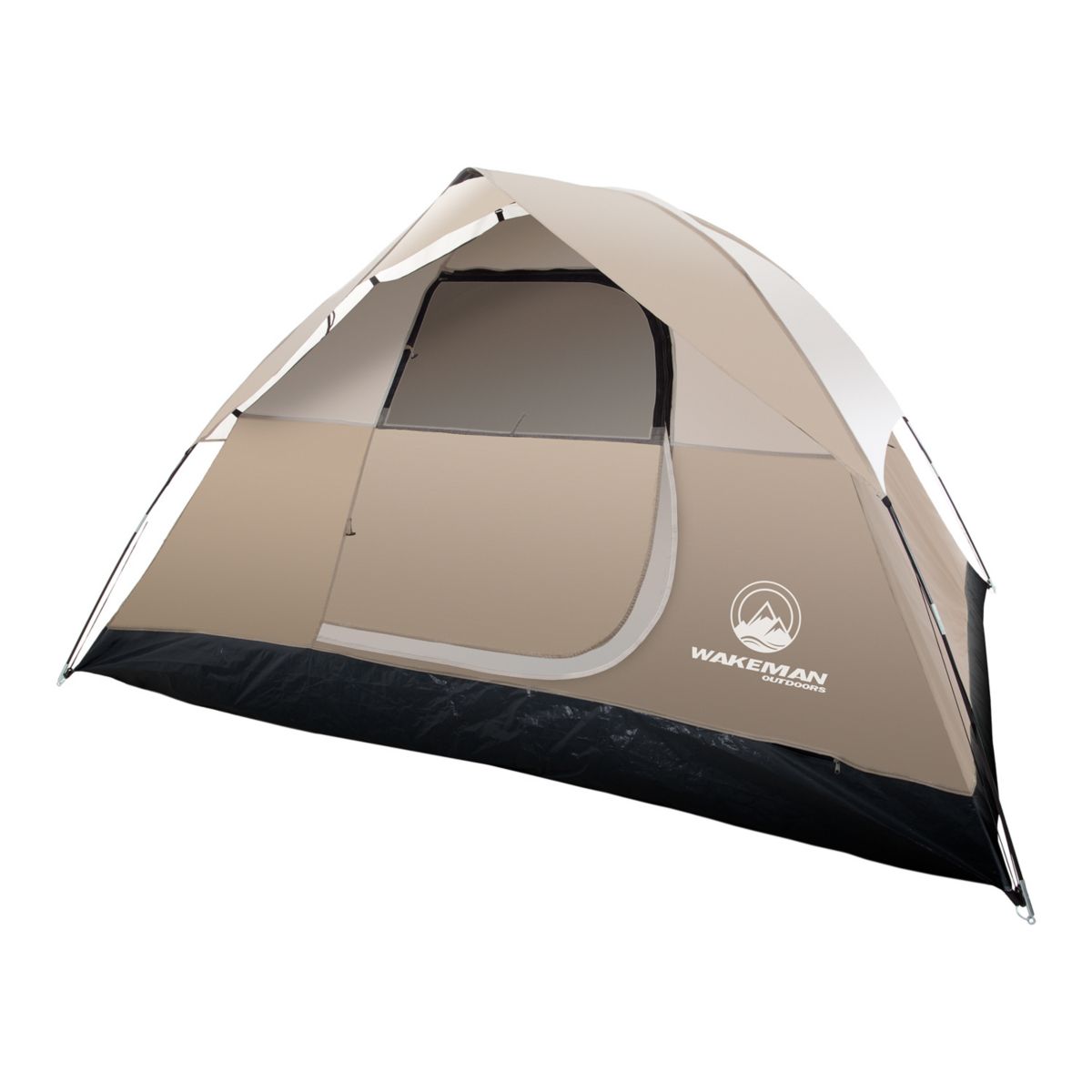 Wakeman Outdoors 4-Person Water Resistant Dome Tent with Removable Rain Fly Wakeman Outdoors