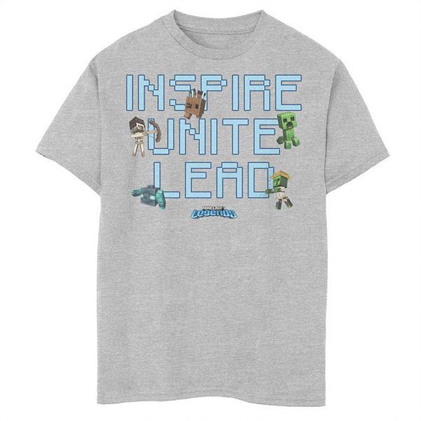 Детское Джерси Minecraft Legends Inspire Unite Lead Graphic Tee Minecraft