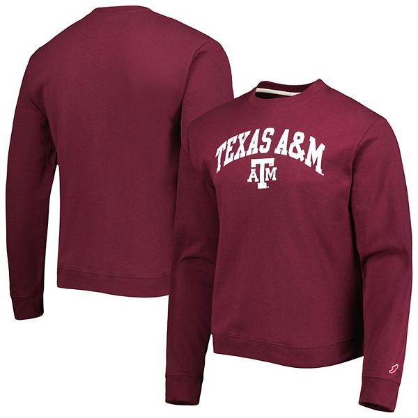 Лёгкое бордовое худи League Collegiate Wear Texas A&M Aggies 1965 Arch для мужчин League Collegiate Wear