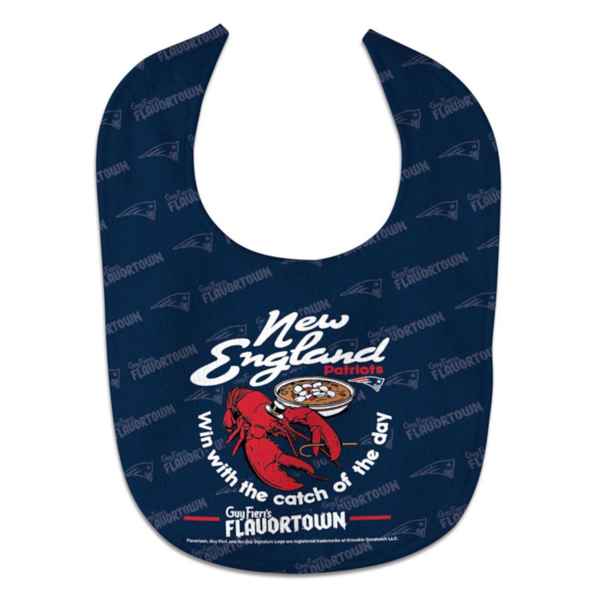 Слюнявчик WinCraft New England Patriots NFL x Guy Fieri’s Flavortown All Pro Unbranded