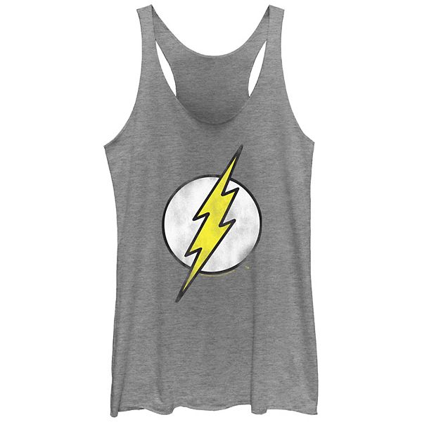 Детская Футболка DC Comics The Flash Large Classic Chest Logo Tri-Blend Racerback DC Comics