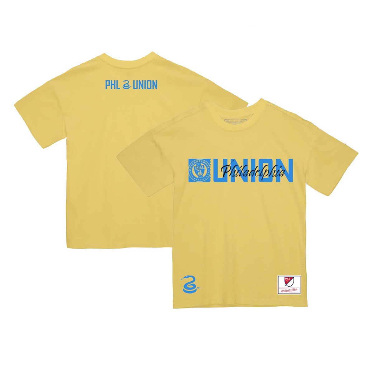 Мужская футболка Mitchell & Ness Gold Philadelphia Union Mitchell & Ness