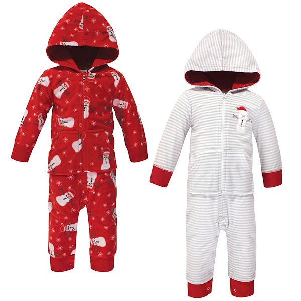 Унисекс Детские боди Hudson Baby 2pk, Санта Снеговик Hudson Baby