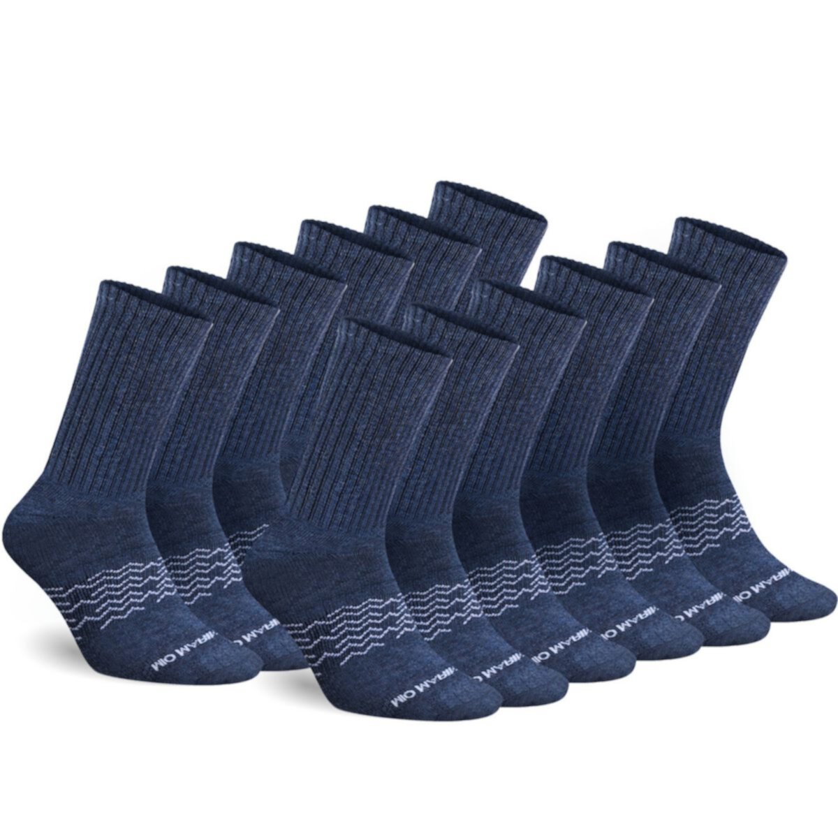 Мужские спортивные носки с контролем влажности, 12 шт. — Mio Marino — Размер: 9–11 Mio Marino