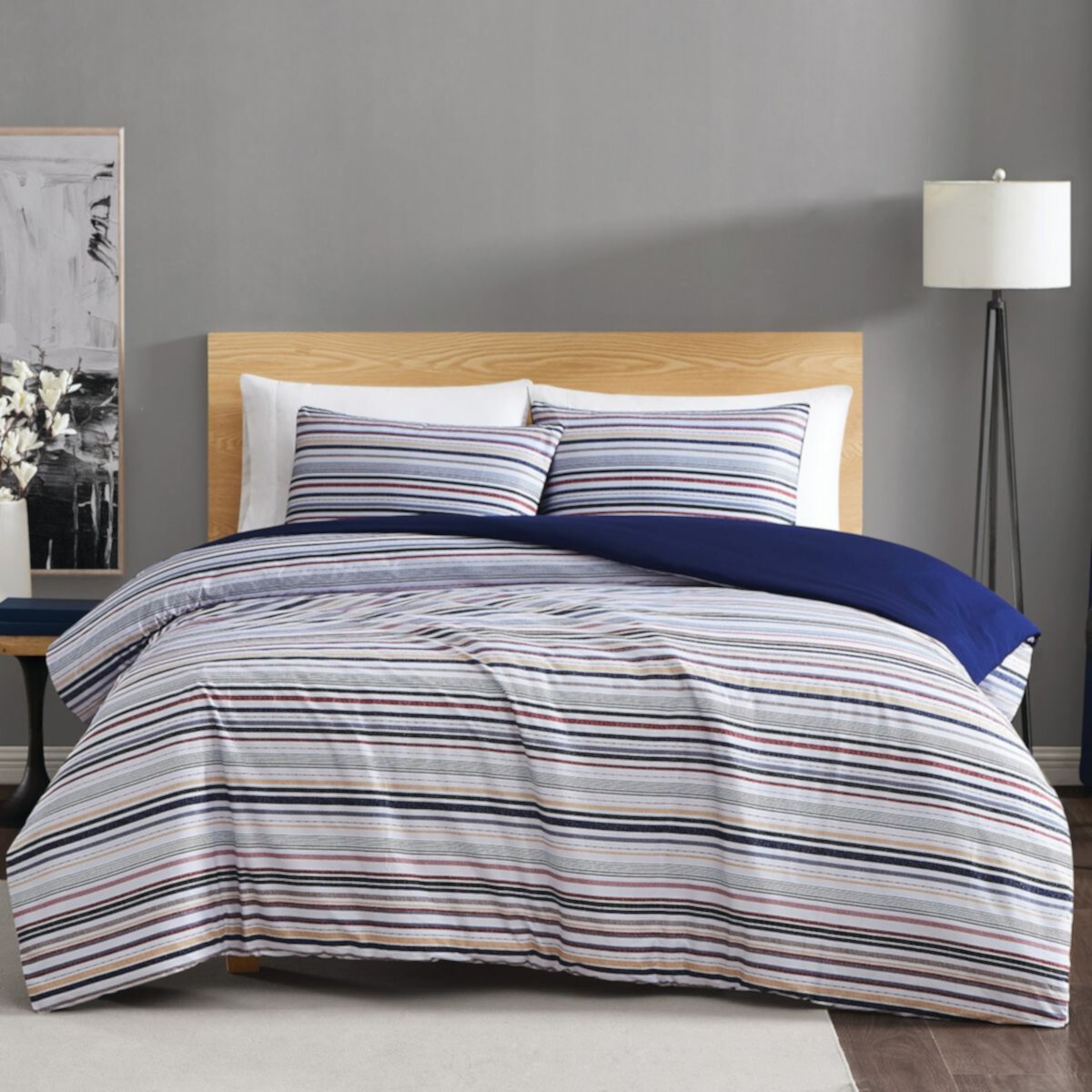 Truly Soft Teagan Striped Comforter & Sham Set Truly Soft