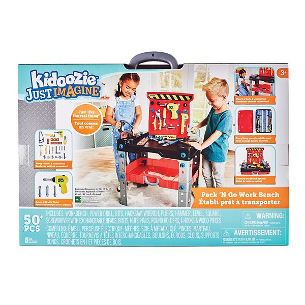 Kidoozie Just Imagine Pack 'N Go Workbench Kidoozie