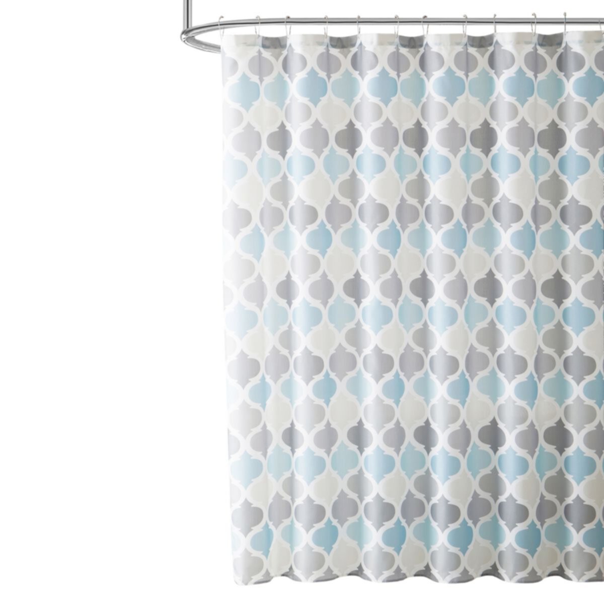 VCNY Home Conrad Taupe Quatrefoil Shower Curtain VCNY HOME