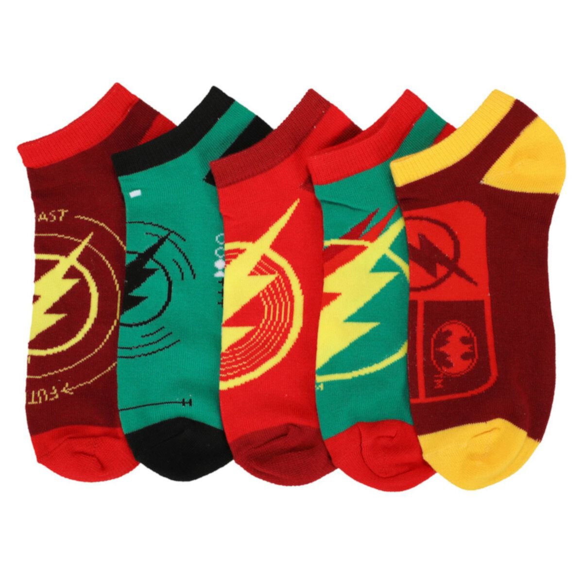 Комплект из 5 женских носков с логотипом Flash Licensed Character