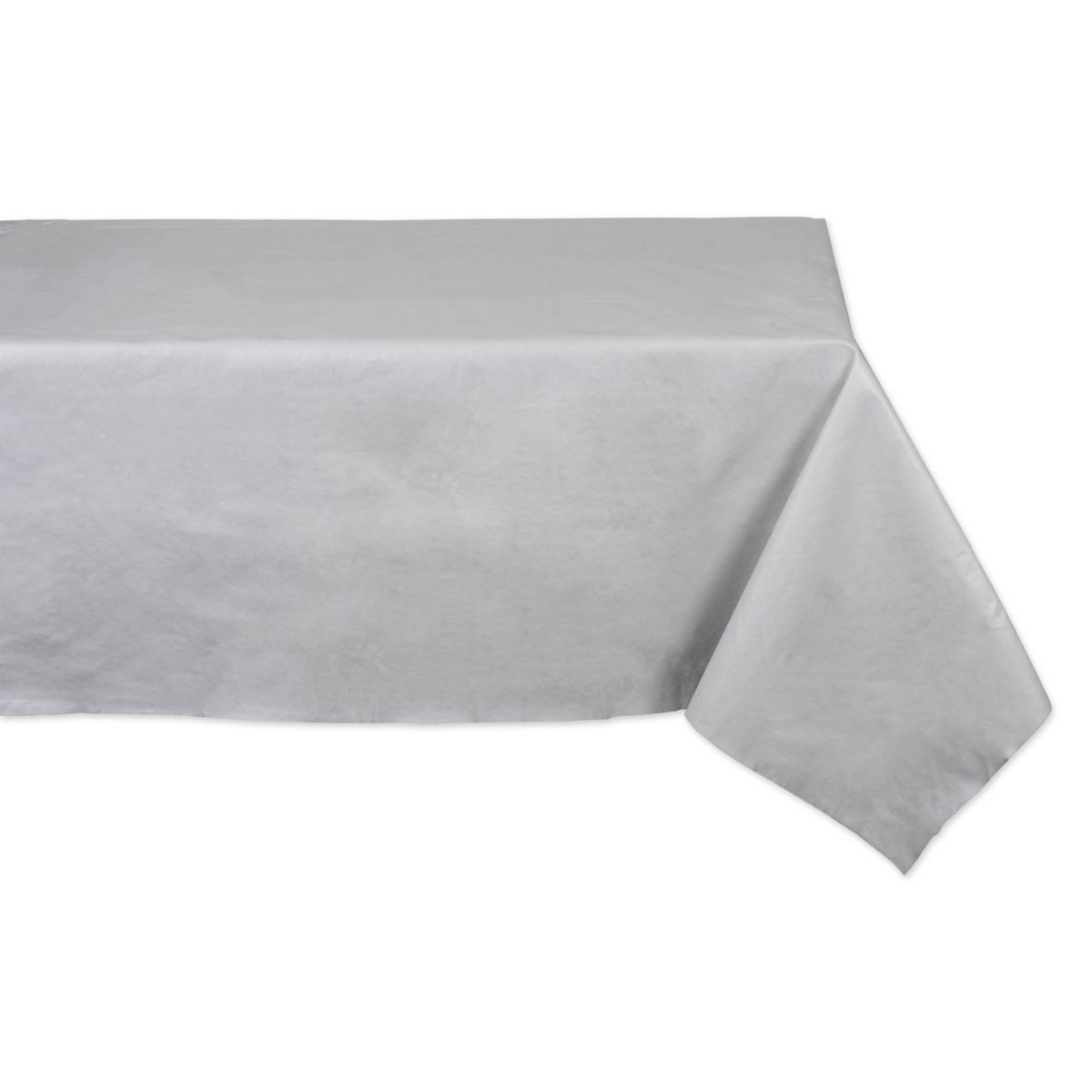 52&#34; х 108&#34; Белая прямоугольная виниловая подставка для стола Contemporary Home Living