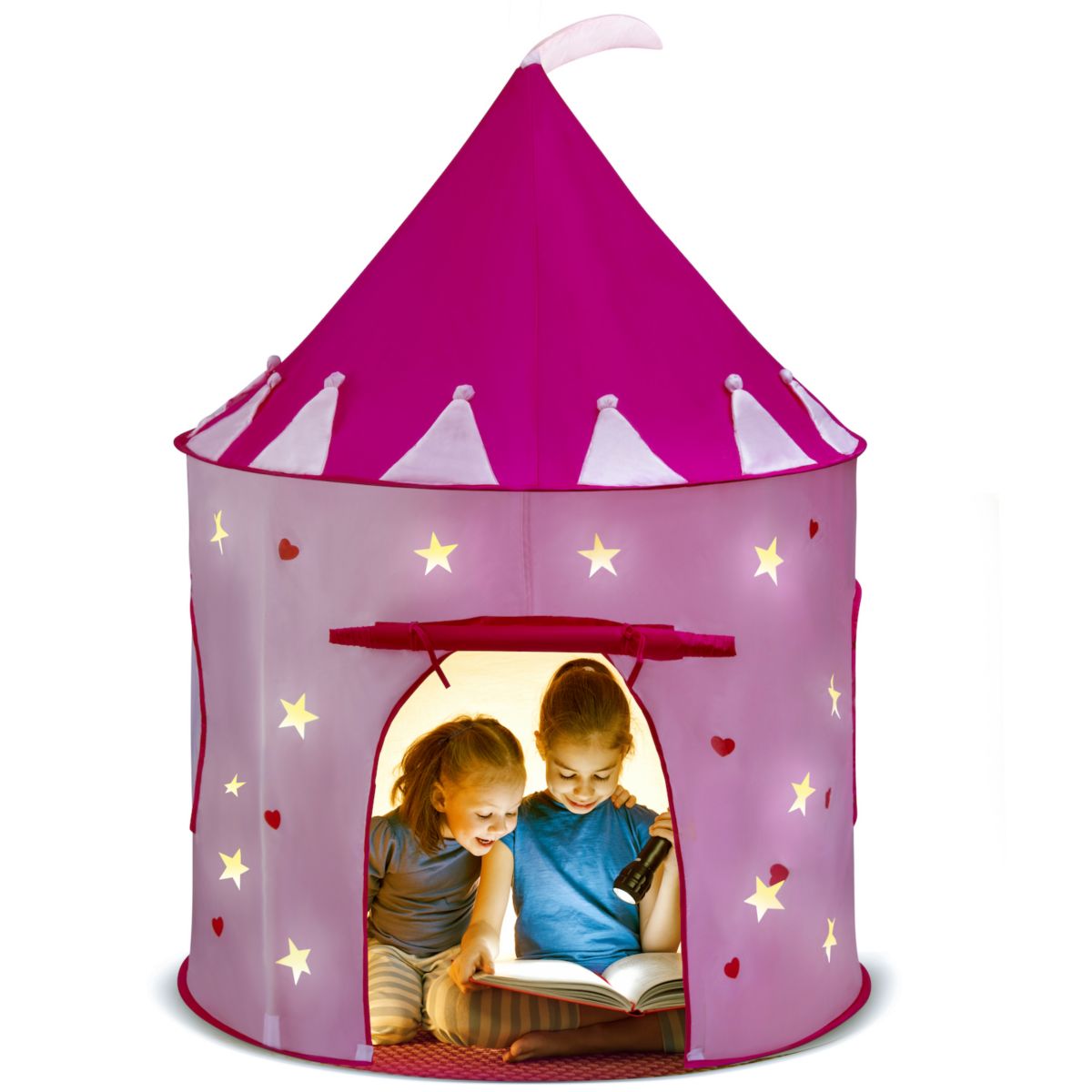 Play Tent Princess Castle Pink - Portable Kids Pop Up Tent Foldable Into A Carrying Bag Play22