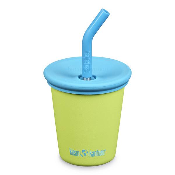 Кружка из нержавеющей стали 10oz Kid Cup для детей с защитной крышкой и соломинкой Klean Kanteen