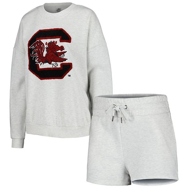 Женская Пижама Gameday Couture Ash South Carolina Gamecocks Team Effort Gameday Couture