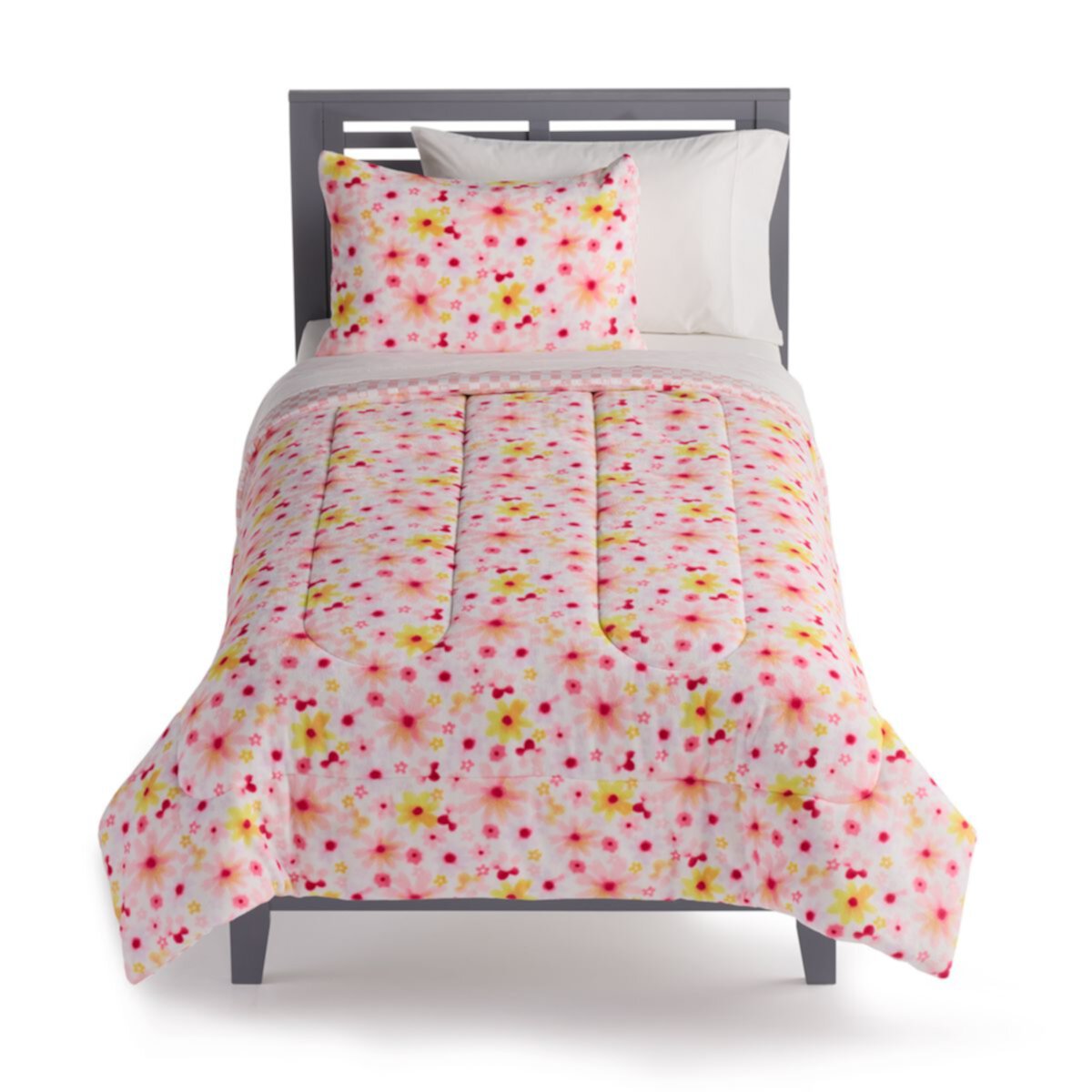 The Big One Kids™ Grace Floral Plush Reversible Comforter Set with Shams The Big One