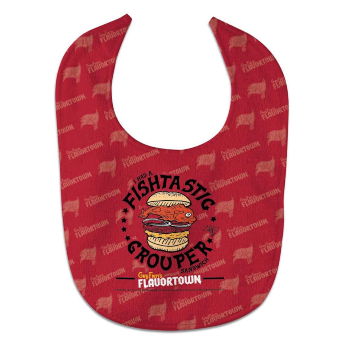 Infant WinCraft Tampa Bay Buccaneers NFL x Guy Fieri’s Flavortown All Pro Baby Bib Unbranded