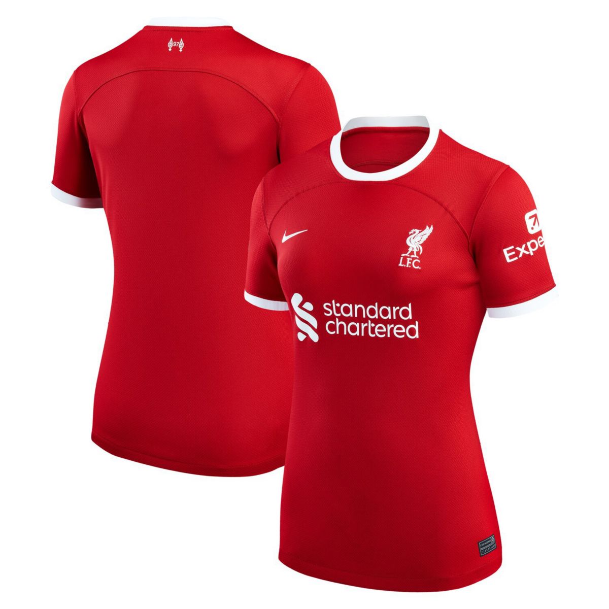 Женская красная футболка Nike Replica Liverpool 2023/24 с технологией Dri-FIT Nitro USA