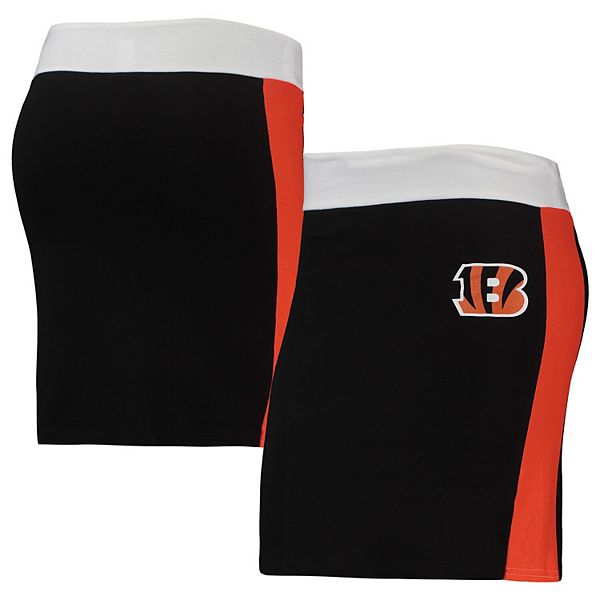 Женская Юбка мини Refried Apparel Черная Cincinnati Bengals Устойчивая Refried Apparel