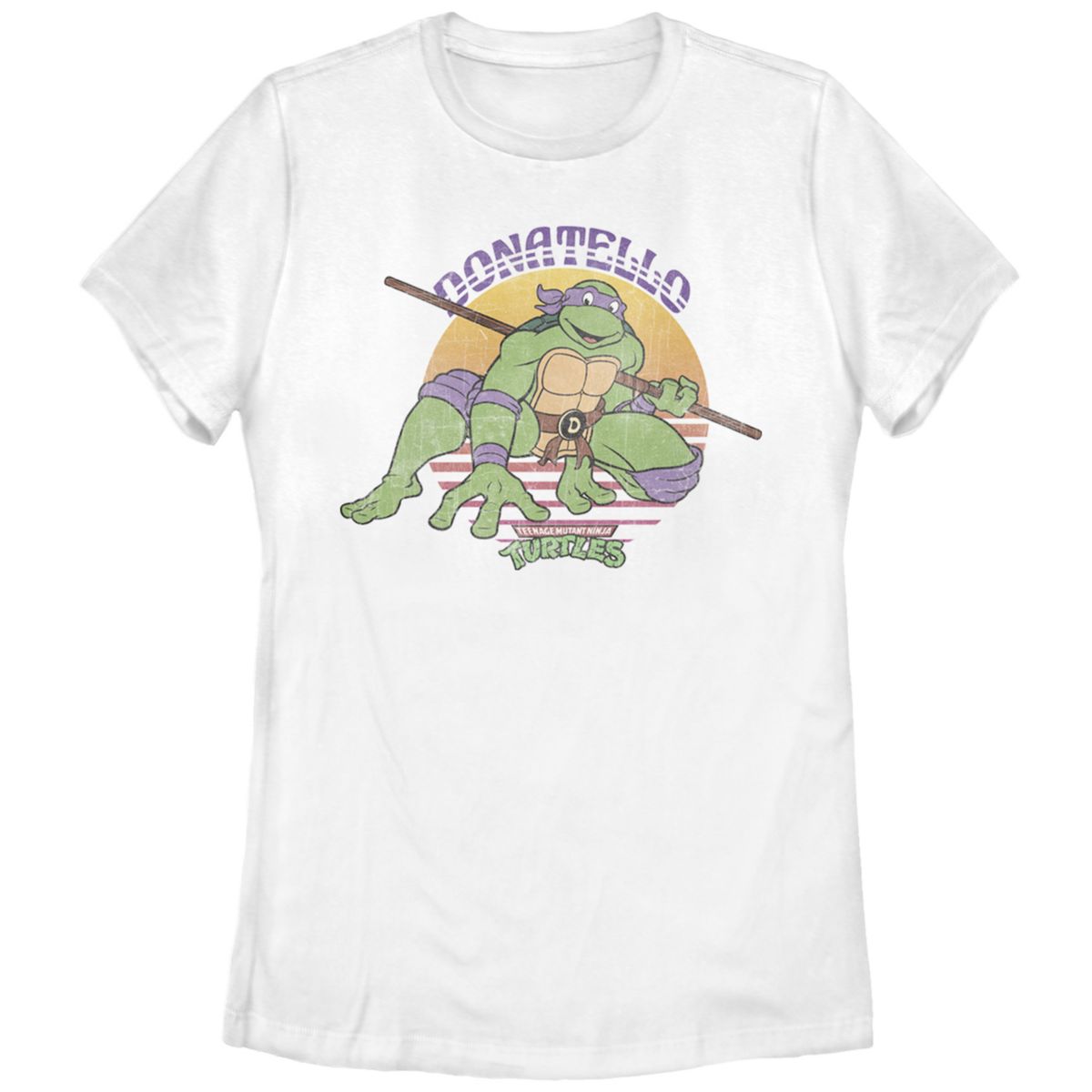 Детская футболка Nickelodeon Teenage Mutant Ninja Turtles Donatello Sun с рисунком Nickelodeon