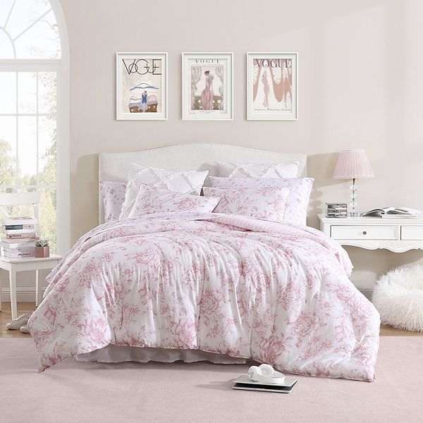 Цветочное покрывало Delphine из 100% хлопка, размеры от 173x224 см до 274x244 см Laura Ashley