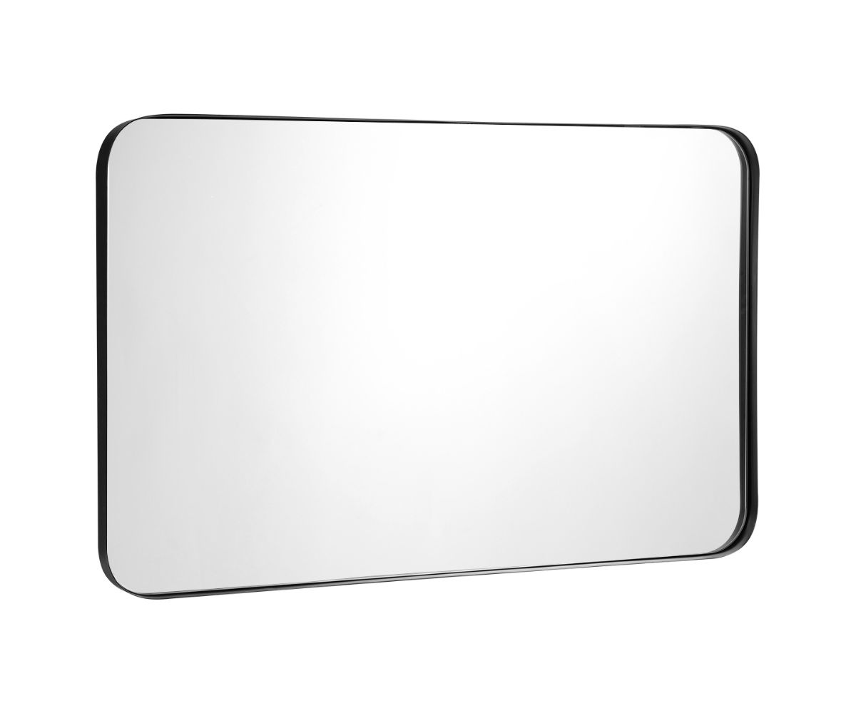 Настенное прямоугольное зеркало в металлической раме Slickblue