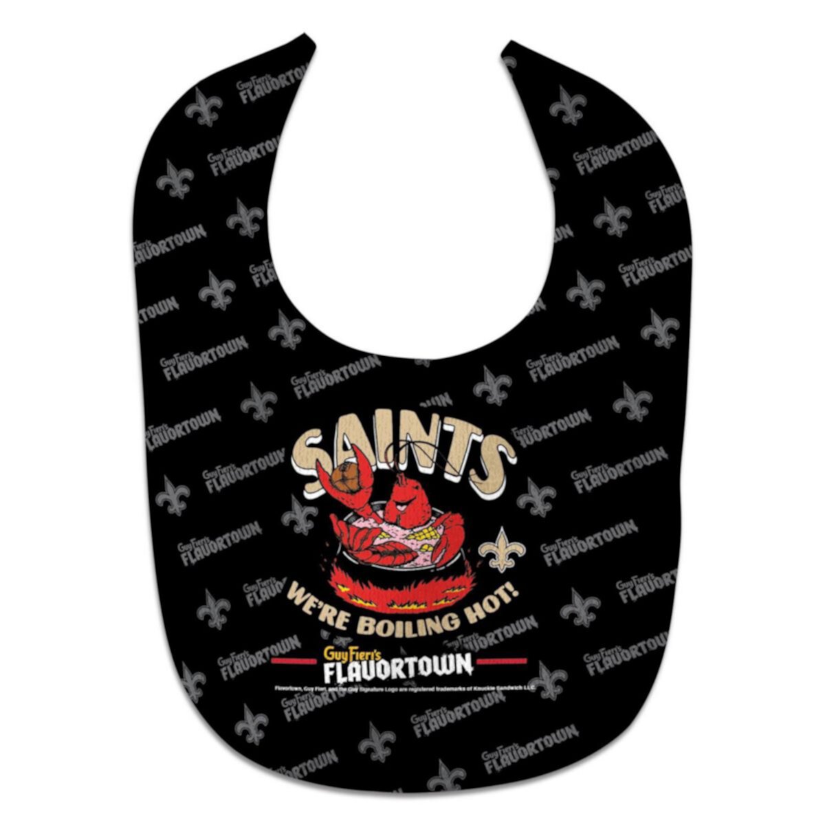 Слюнявчик New Orleans Saints NFL x Guy Fieri's Flavortown All Pro Unbranded