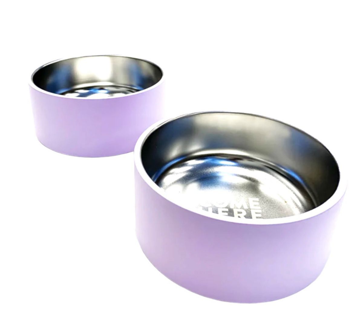 Миска Matching Bowl Set из нержавеющей стали — антискользящая, непроливающаяся Come Here Buddy