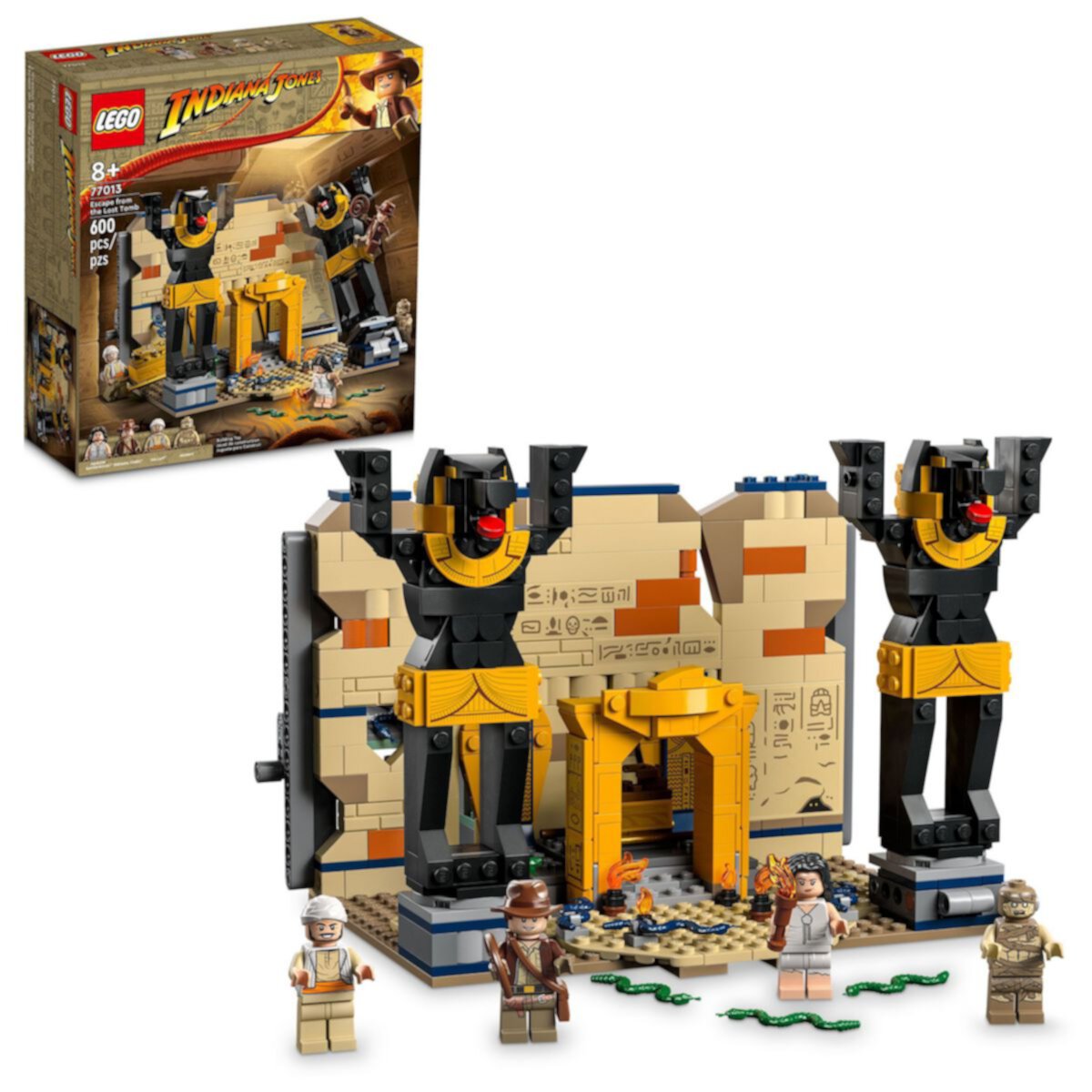 LEGO Индиана Джонс Побег из Потерянной Гробницы Набор для Сборки 77013 (600 Деталей) Lego