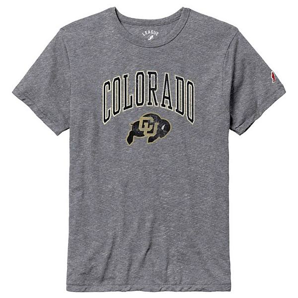 Мужская футболка с винтажным дизайном Colorado Buffaloes от League Collegiate Wear, 50% полиэстер League Collegiate Wear