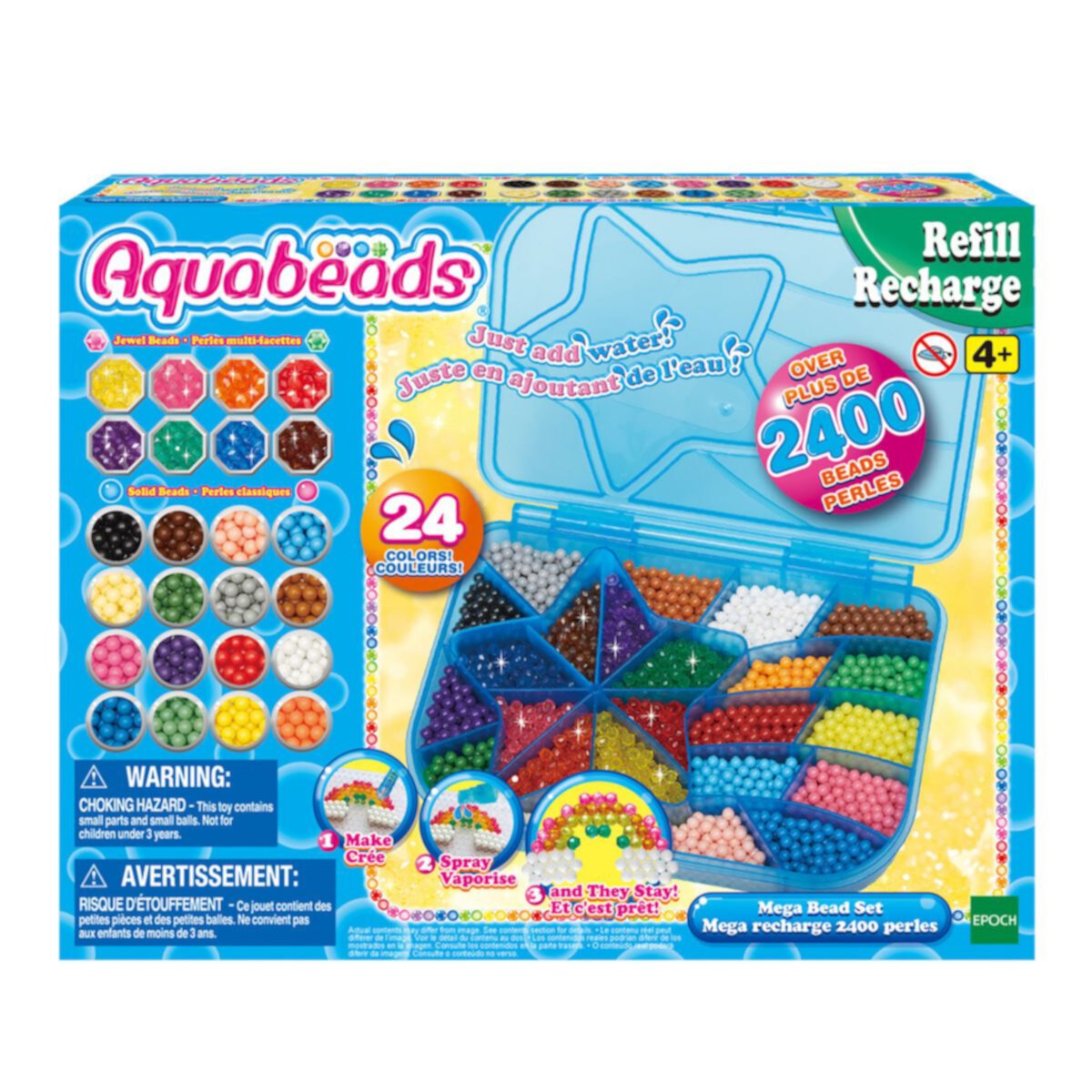 Сменный набор для детского творчества Aquabeads Mega Bead Arts & Crafts Aquabeads
