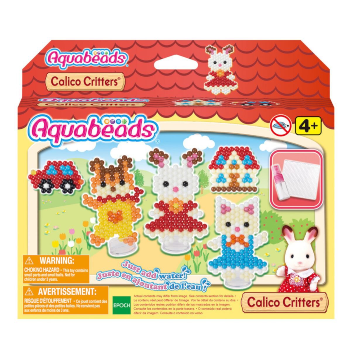 Aquabeads Calico Critters Character Set Complete Arts & Crafts Bead Kit Aquabeads