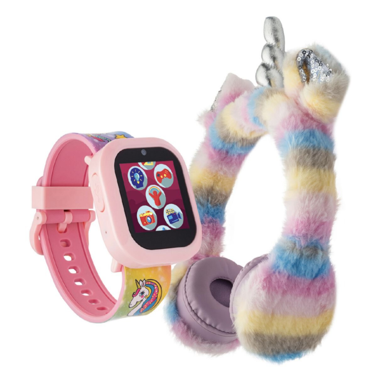 Playzoom V3 Unicorn Smartwatch and Bluetooth Headphones Set Playzoom