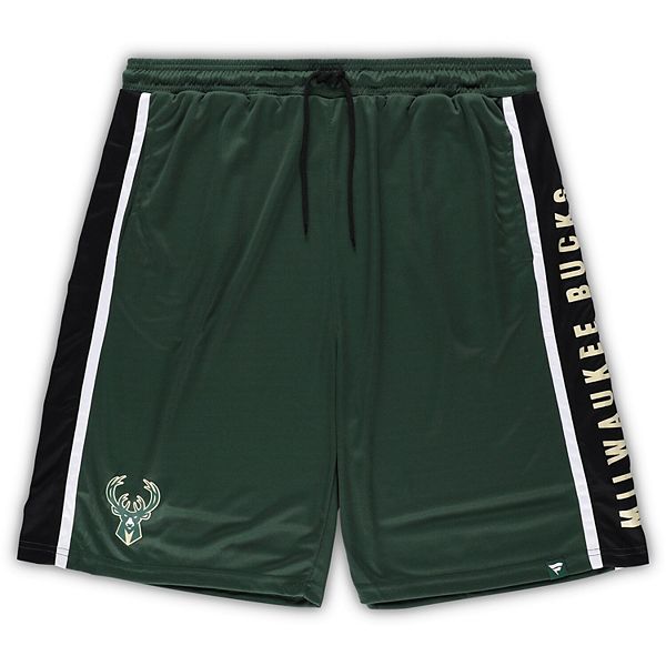 Мужские Спортивные шорты Fanatics Referee Iconic в цветах Milwaukee Bucks Fanatics